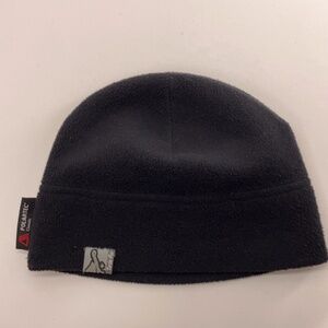 Turtle Fur Black Fleece Round Top Kids Winter Hat